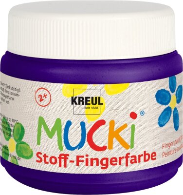 MUCKI Stoff-Fingerfarbe Violett 150 ml