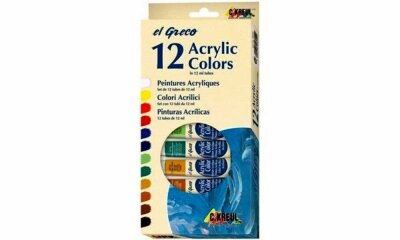 KREUL el Greco Acrylic Set 12 x 12 ml Tuben