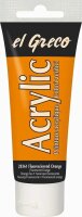 KREUL el Greco Acrylic Fluoreszierend Orange 75 ml Tube