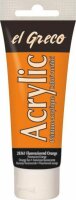 KREUL el Greco Acrylic Fluoreszierend Orange 75 ml Tube