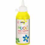 MUCKI Stoff-Fingerfarbe Gelb 250 ml