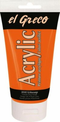 KREUL el Greco Acrylic Echtorange 150 ml Tube