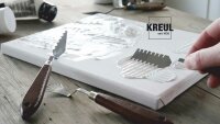 KREUL Malmesser 3er Set mit Metallklingen und Holzgriffen