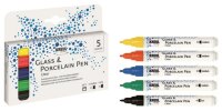 KREUL Glass & Porcelain Pen Clear 5er Set