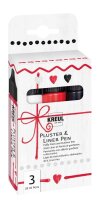 KREUL Pluster & Liner Pen 3er Set