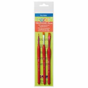 MUCKI Kinderpinsel Trigonomic 3er Set