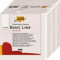 SOLO GOYA Stretched Canvas Basic Line 3er Set 10 x 10 cm