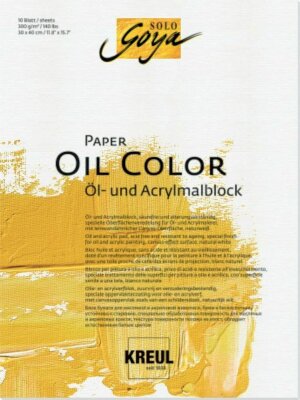 SOLO GOYA Paper Oil Color 30 x 40 cm 10 Blatt