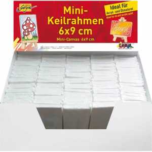 KREUL Mini-Keilrahmen für Thekendisplay 6 x 9 cm Inhalt 100 St.