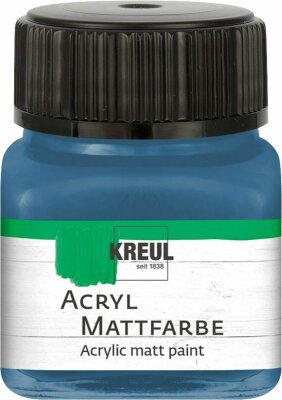 KREUL Acryl Mattfarbe Stahlblau 20 ml