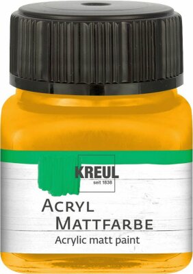 KREUL Acryl Mattfarbe Goldgelb 20 ml