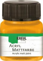 KREUL Acryl Mattfarbe Goldgelb 20 ml