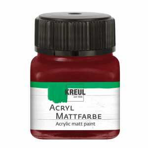 KREUL Acryl Mattfarbe Maron 20 ml