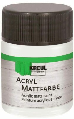 KREUL Acryl Mattfarbe Pastellweiß 50 ml