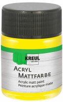 KREUL Acryl Mattfarbe Gelb 50 ml