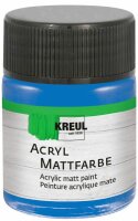 KREUL Acryl Mattfarbe Enzianblau 50 ml