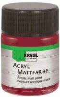 KREUL Acryl Mattfarbe Weinrot 50 ml