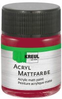 KREUL Acryl Mattfarbe Weinrot 50 ml