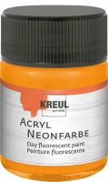 KREUL Acryl Neonfarbe Neonorange 50 ml