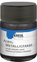 KREUL Acryl Metallicfarbe Schwarz 50 ml