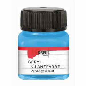KREUL Acryl Glanzfarbe Himmelblau 20 ml