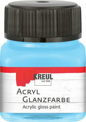 KREUL Acryl Glanzfarbe Hellblau 20 ml