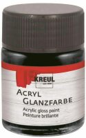 KREUL Acryl Glanzfarbe Schwarz 50 ml