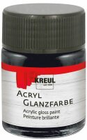 KREUL Acryl Glanzfarbe Schwarz 50 ml