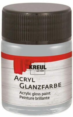 KREUL Acryl Glanzfarbe Silber 50 ml