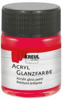 KREUL Acryl Glanzfarbe Dunkelrot 50 ml