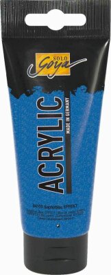 SOLO GOYA Acrylic Effekt Saphirblau 100 ml Tube