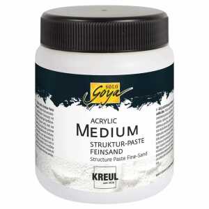 SOLO GOYA Acrylic Medium Struktur-Paste Feinsand 250 ml