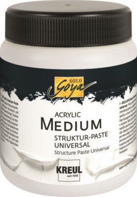 SOLO GOYA Acrylic Medium Struktur-Paste Universal 250 ml