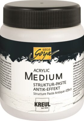 SOLO GOYA Acrylic Medium Struktur-Paste Antik-Effekt 250 ml