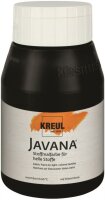 KREUL Javana Stoffmalfarbe für helle Stoffe Schwarz 500 ml