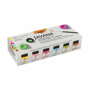 KREUL Javana Stoffmalfarben für helle Stoffe Set Trendfarben 6 x 20 ml
