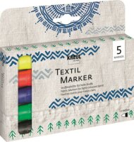 KREUL Textil Marker medium 5er Set