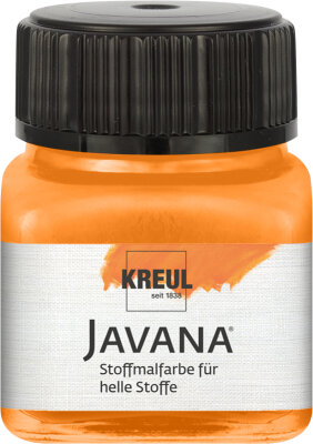 KREUL Javana Stoffmalfarbe für helle Stoffe Orange 20 ml