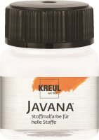 KREUL Javana Stoffmalfarbe für helle Stoffe Weiß 20 ml