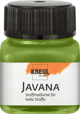 KREUL Javana Stoffmalfarbe für helle Stoffe Olivgrün 20 ml