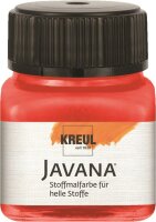 KREUL Javana Stoffmalfarbe für helle Stoffe Rot 20 ml