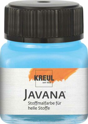 KREUL Javana Stoffmalfarbe für helle Stoffe Hellblau 20 ml