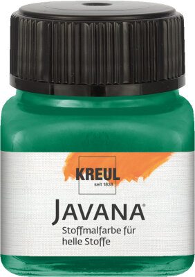 KREUL Javana Stoffmalfarbe für helle Stoffe Dunkelgrün 20 ml