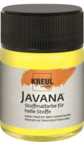 KREUL Javana Stoffmalfarbe für helle Stoffe Citron...