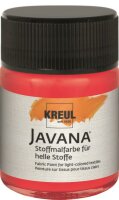 KREUL Javana Stoffmalfarbe für helle Stoffe Hellrot...