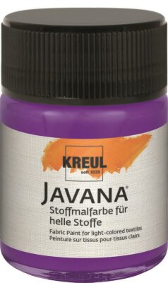 KREUL Javana Stoffmalfarbe für helle Stoffe Violett 50 ml