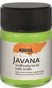 KREUL Javana Stoffmalfarbe für helle Stoffe Maigrün 50 ml