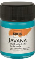 KREUL Javana Stoffmalfarbe für helle Stoffe Türkisblau 50 ml