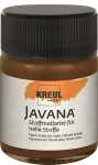 KREUL Javana Stoffmalfarbe für helle Stoffe Dunkelbraun 50 ml