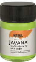 KREUL Javana Stoffmalfarbe für helle Stoffe Leuchtgrün 50 ml